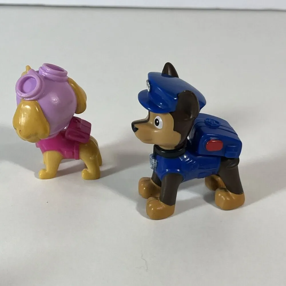 Paw Patrol Mini Figures Figurines Action Dogs Set of 2